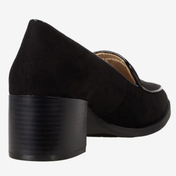 Lifestride Devyn Slip On Loafers Black Micro 7 WIDE - Picture 2 of 10